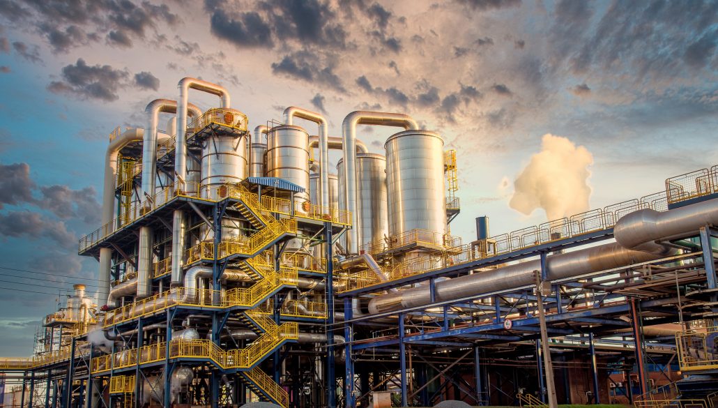 Food/sugar processing plant.